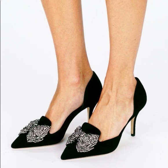 RARE Tory Burch Esme Tan D’Orsays pumps, black diamond - Picture 13 of 13